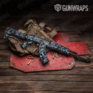 AK-47 Cumulus Navy Camo Gun Skin Vinyl Wrap
