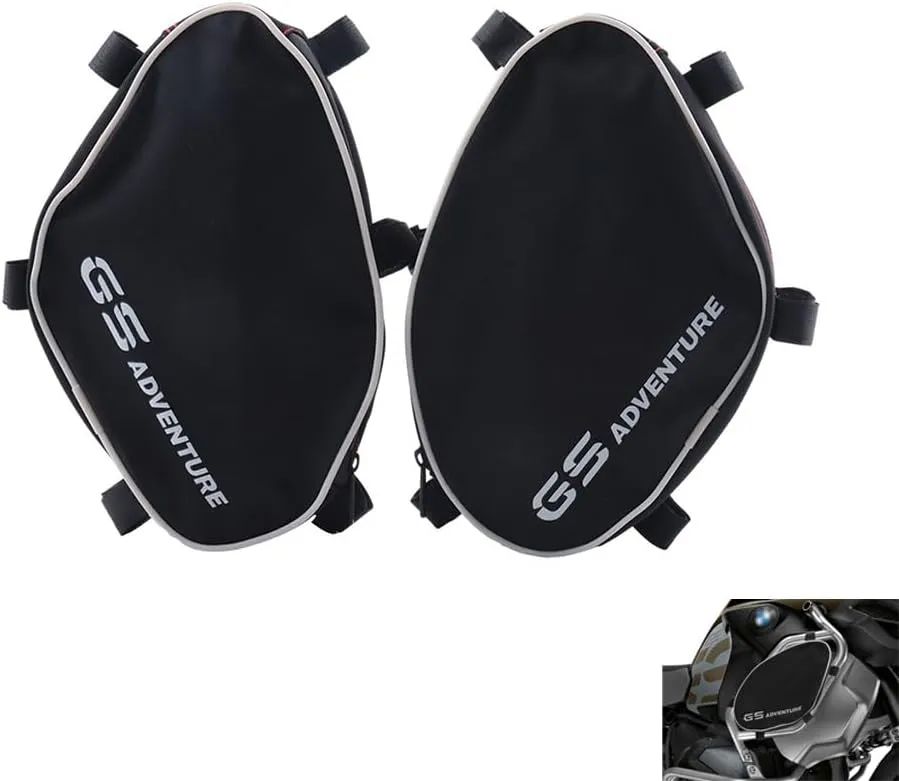 AL-mart Motorcycle Frame Storage Tool Gear Bag, Crash Bar Bags, WaterProof Nylon Fits forB-MW R1250GS Adventure