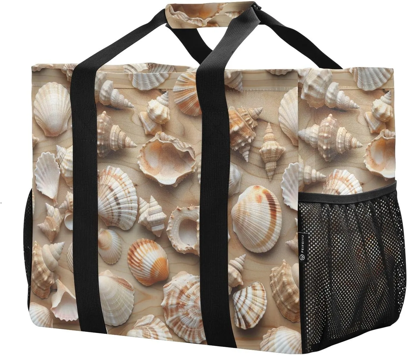 ALAZA Starfish Seamless Waterproof Beach Tote Bags