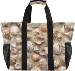 ALAZA Starfish Seamless Waterproof Beach Tote Bags