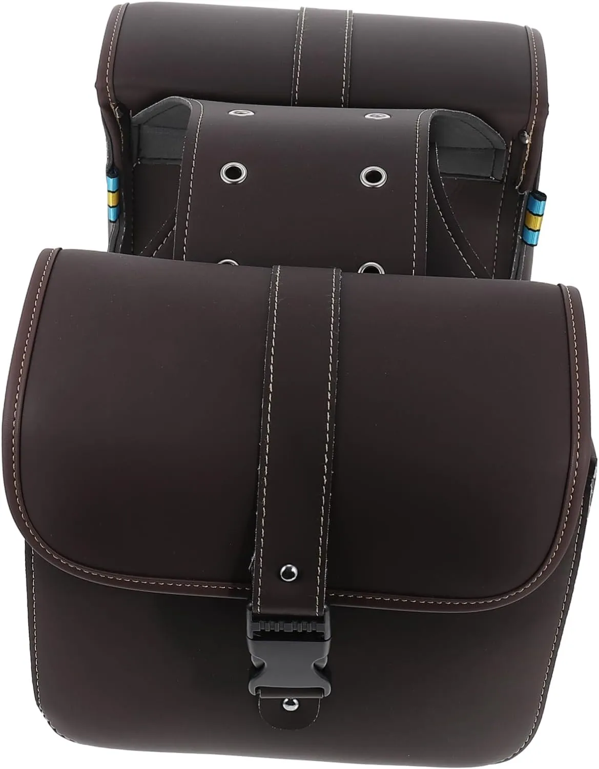 Alipis Motorcycle Fork Bag Handlebar Tool Bag Knight Saddle Satchel for Men Leather for Friends Family