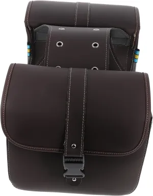 Alipis Motorcycle Fork Bag Handlebar Tool Bag Knight Saddle Satchel for Men Leather for Friends Family