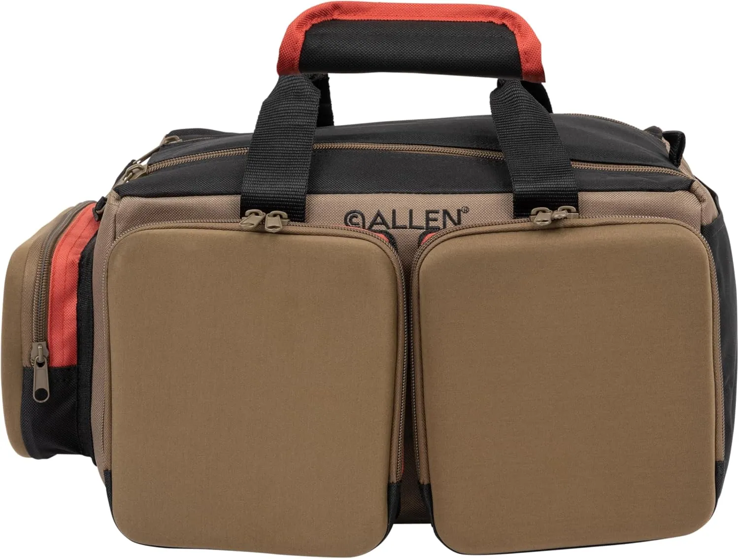 Allen Company Eliminator Range Master Range Bag with Pistol Rug, Coffee/Black, 1408 CU in / 23 L (8305)