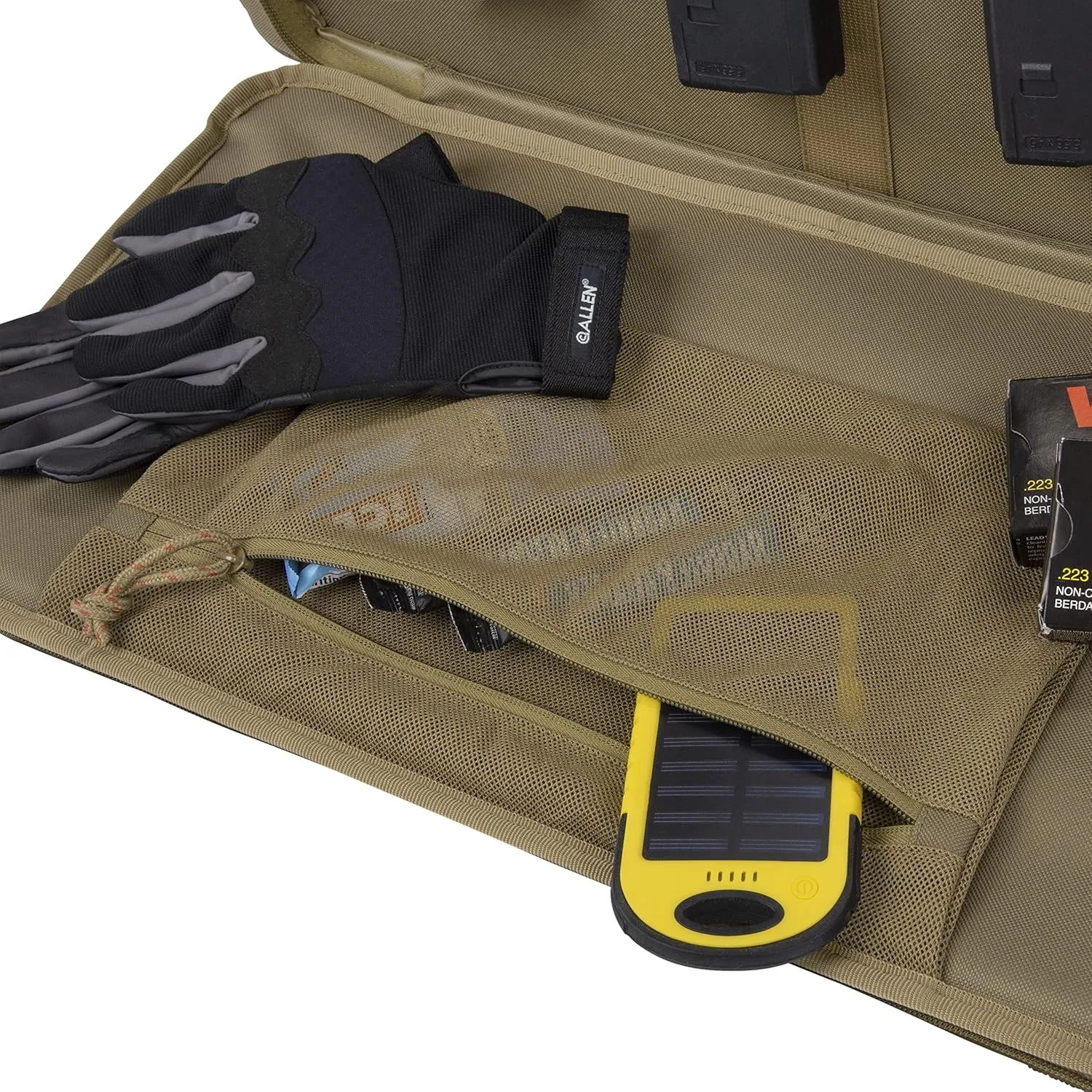 Allen Company Tac-Six 46" Lockable 2-Firearm Unit Tactical Gun Case, Laser Cut Molle Front