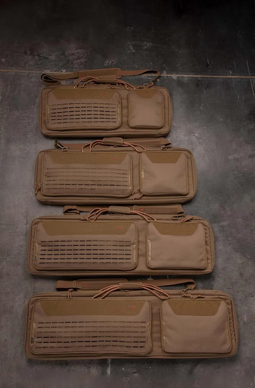 Allen Company Tac-Six 46" Lockable 2-Firearm Unit Tactical Gun Case, Laser Cut Molle Front