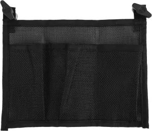 Alomejor Storage Mesh Bag Black Nylon Storage Bag Marine Boat Organizer Pouch Bag for Marine Boat Canoe kayak