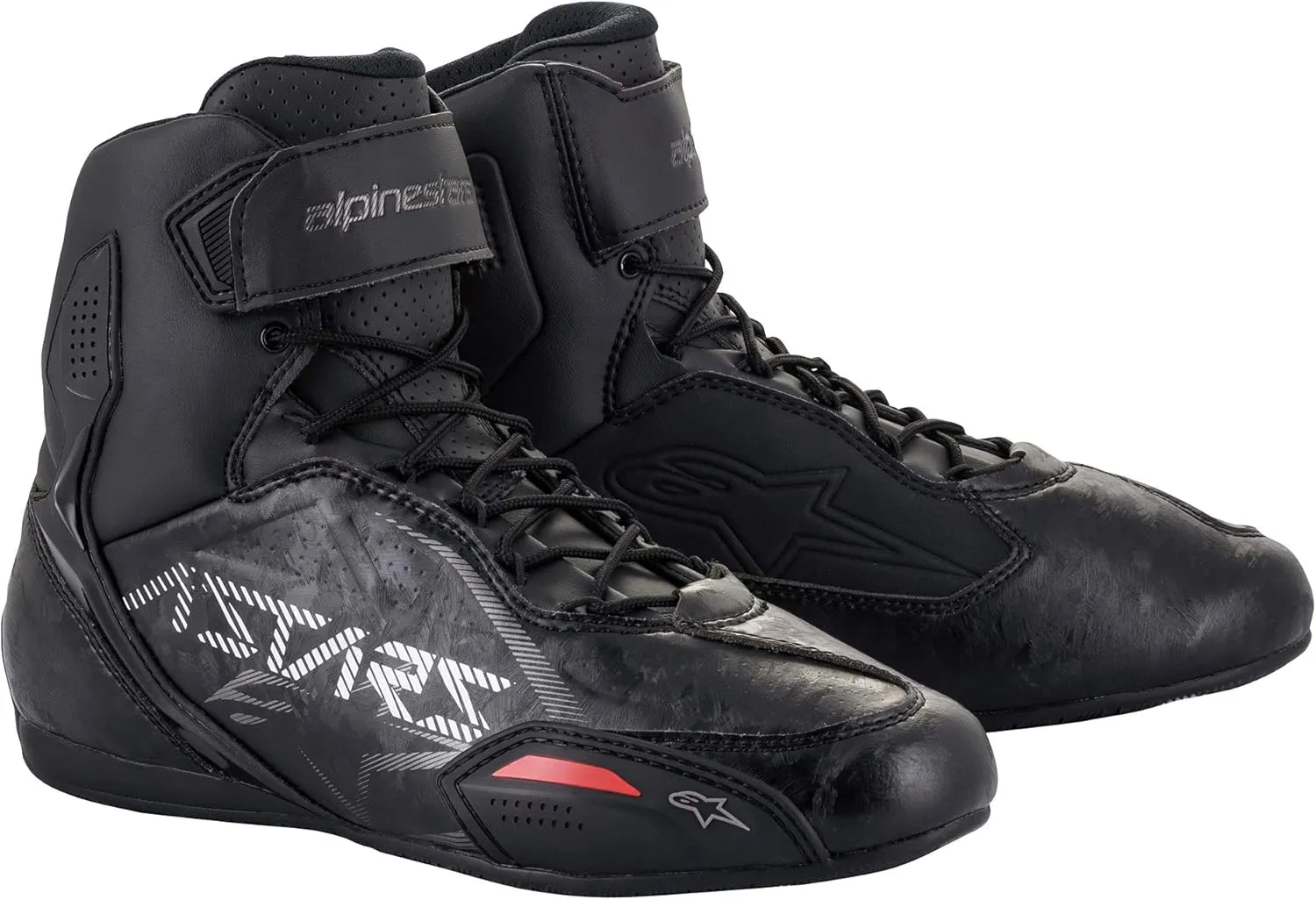 Alpinestars Faster 3 Shoes (8) (BLACK/GUN METAL)