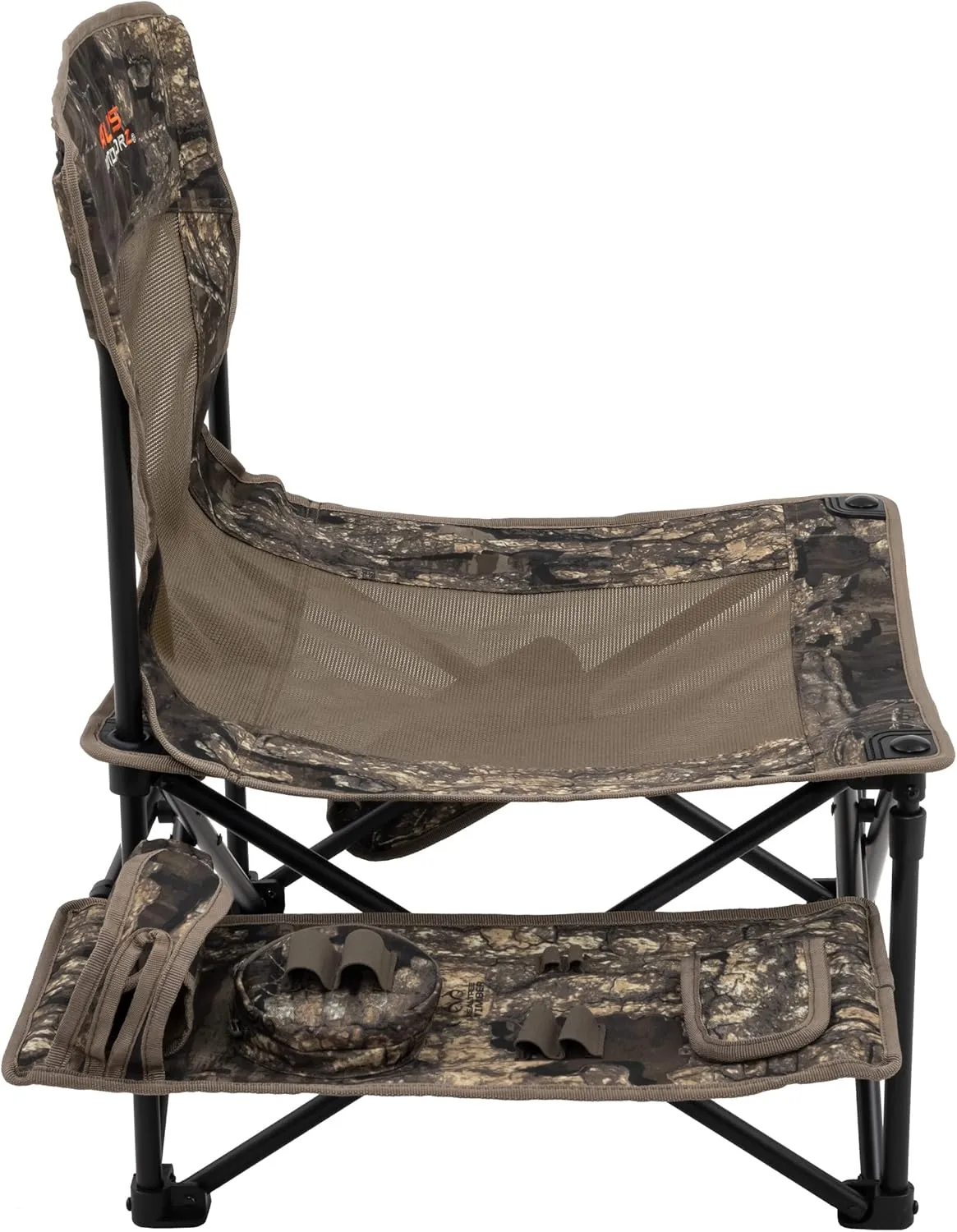 ALPS OutdoorZ High Ridge Foldable Hunting Chair Featuring Side Table to Accommodate Calls and Strikers, Insect Repeller Pocket, and Shoulder Carry Bag