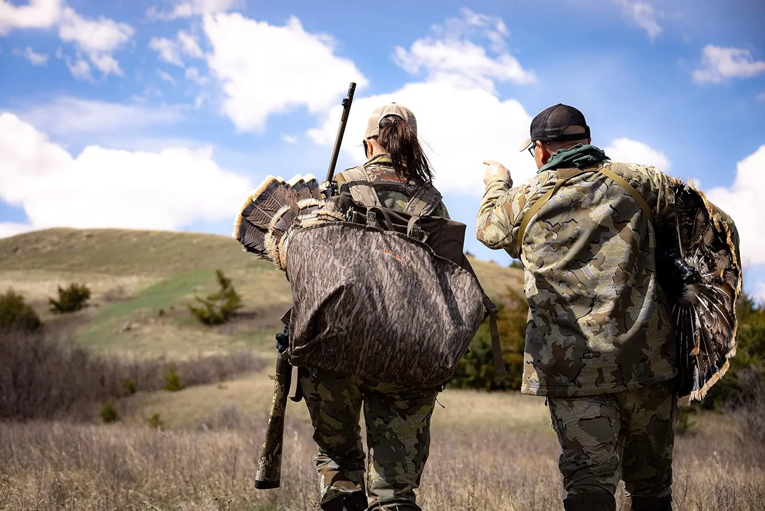 ALPS OutdoorZ Impact Camo Turkey Vest with Removable Flip Down Seat, Game Bag and Plenty of Pockets for Calls and Strikers