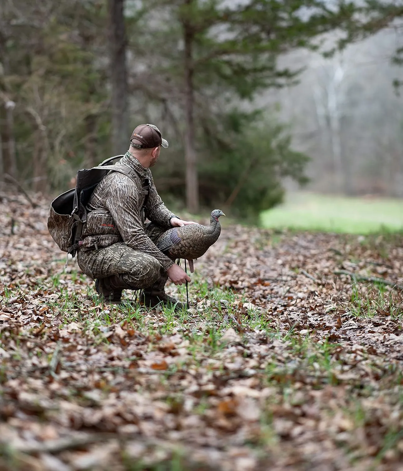 ALPS OutdoorZ Impact Camo Turkey Vest with Removable Flip Down Seat, Game Bag and Plenty of Pockets for Calls and Strikers