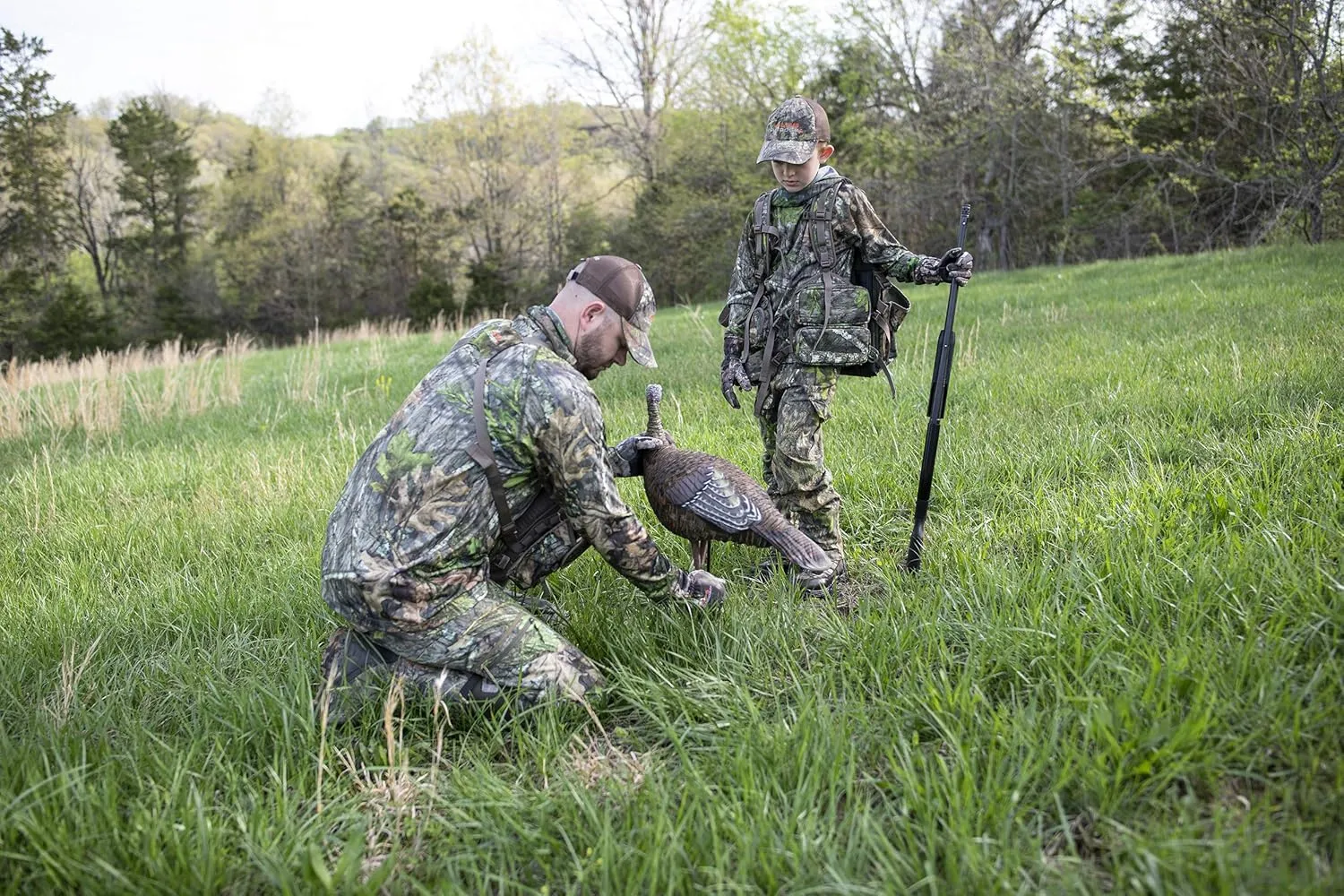 ALPS OutdoorZ Impact Camo Turkey Vest with Removable Flip Down Seat, Game Bag and Plenty of Pockets for Calls and Strikers