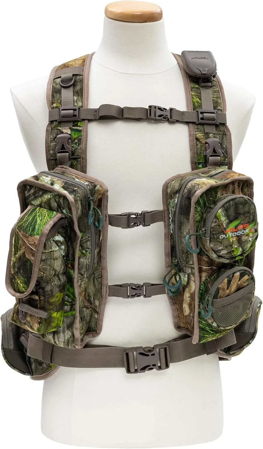 ALPS OutdoorZ Long Spur Camo Turkey Vest Featuring Removable Rear Facing Lumbar Pack, Game Bag, and Customizable Call Pockets