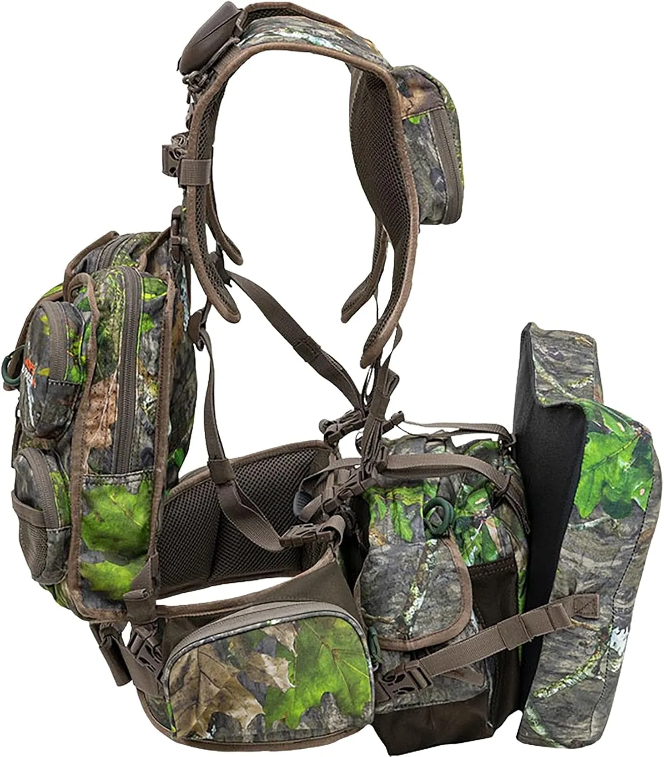 ALPS OutdoorZ Long Spur Camo Turkey Vest Featuring Removable Rear Facing Lumbar Pack, Game Bag, and Customizable Call Pockets