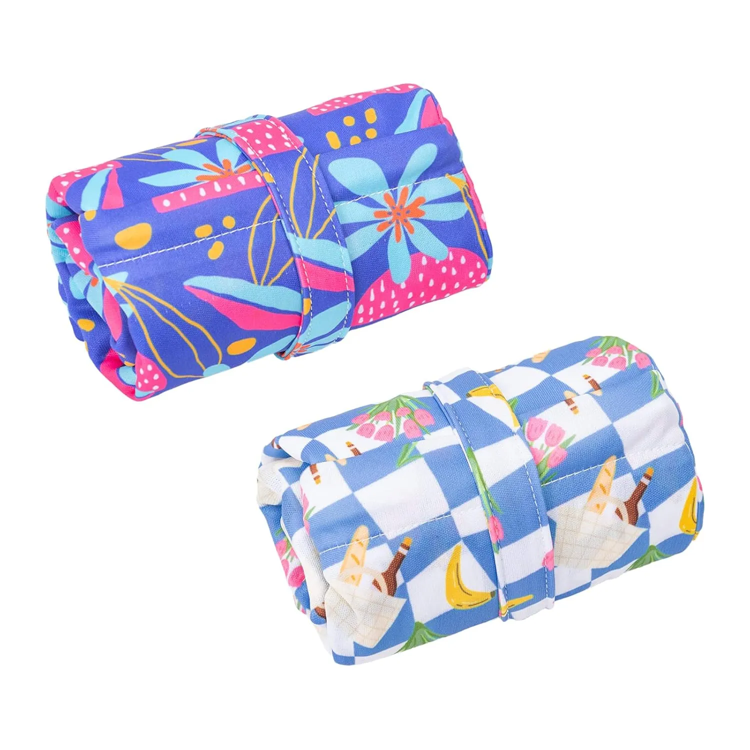 ALVABABY 2pcs Waterproof Wet Dry Bags,Reusable with Two Zippered Pockets, baby cloth diaper wet bags,Travel,Beach,Pool,Daycare,Soiled Baby Items,Yoga Gym Bag,wet bag for swimsuit LW0910