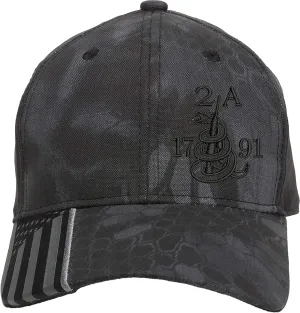 AmazingShirts Gun Snake 2A 1791 AR15 Guns Right Freedom Embroidered One Size Fits All Structured Hats