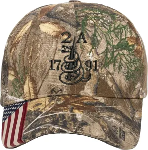 AmazingShirts Gun Snake 2A 1791 AR15 Guns Right Freedom Embroidered One Size Fits All Structured Hats