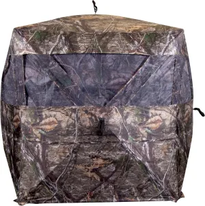 Ameristep Pro Series Extreme View Hub Blind | 3-Person Hunting Blind in Mossy Oak Country DNA Camo