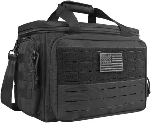 AMYIPO Tactical Pistol Case Hunting Shooting Range Bag Soft Handgun Case Tactical Gun Range Duffle Bag Gun Carrying Case
