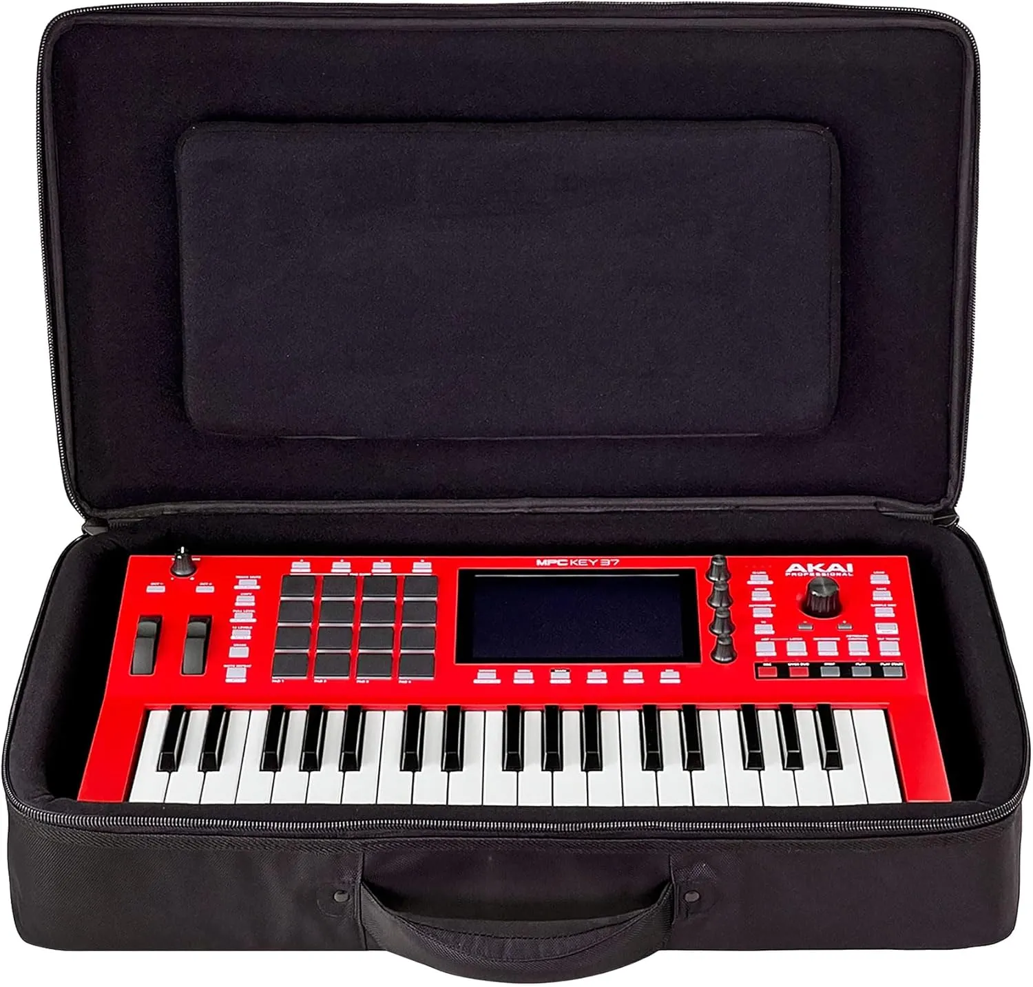 Analog Cases 37-Key Keyboard Travel Bag - Fits Akai MPC Key 37 / Sequential Take 5 / Oberheim TEO-5 / Behringer VC340 / Roland Jupiter XM & JD-XI/Virus TI2 / Modal Argon8 & Cobalt8