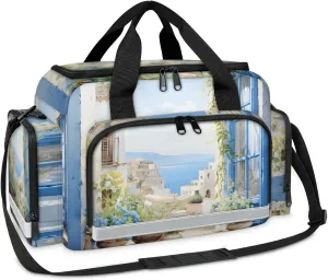 Anti-Scratch Duffle Bag for Travel 25x17.7x11.2 Inch - Waterproof Duffel Bag for Camping Fitness, Durable EMS Gear for First Responders Beautiful Windowsill