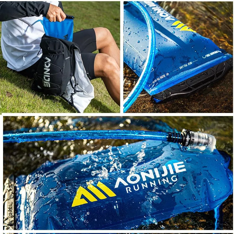 AONIJIE Leakproof Hydration Bladder Water Reservoir, 1L /1.5L/ 2L / 3L Hydration Reservoir, Big Opening, BPA Free for Outdoor Hiking Cycling Running Climbing Trave
