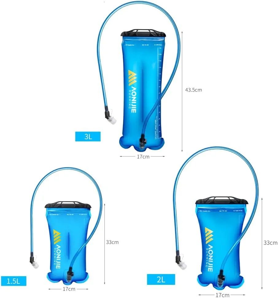 AONIJIE Leakproof Hydration Bladder Water Reservoir, 1L /1.5L/ 2L / 3L Hydration Reservoir, Big Opening, BPA Free for Outdoor Hiking Cycling Running Climbing Trave