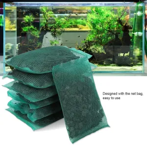 Aquarium Purification Activated Carbon Aquarium Filter Charcoal Media Aquarium Fish Purification Accessories with Fine Mesh Bag(7 Net Bags)