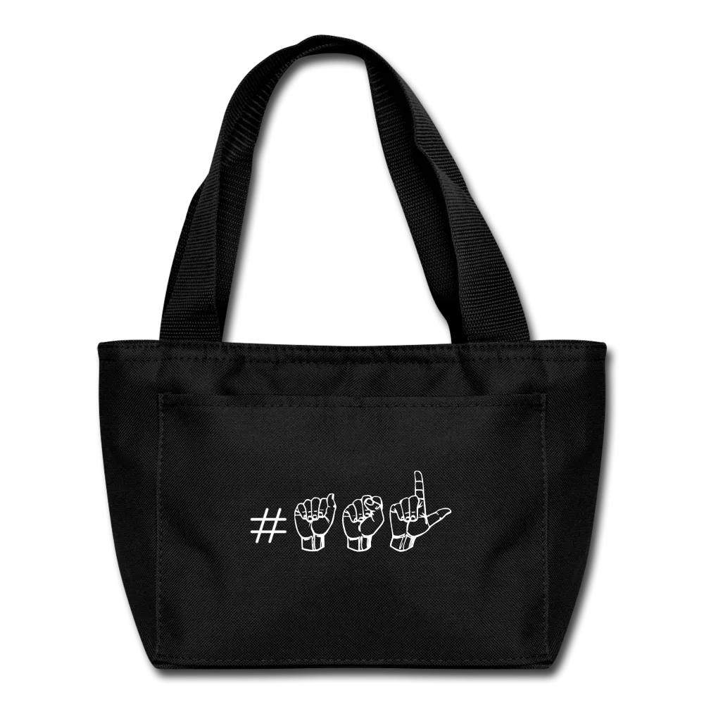 ASL Bag "Hashtag ASL" Sign Language Tote Lunch Bag
