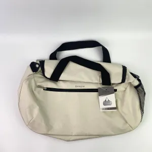 Athletic bags - 40L/21 Inches Duffel Bag Small Duffle Bag for Men Weekender Bag with Water Bottle Pocket for Travel Sports - White