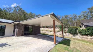 Attached Insulated Patio/Carport Masonry/Brick/Concrete Wall 6 x 6.8m