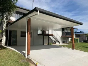 Attached Insulated Patio/Carport Metal Fascia 16 x 4.0m