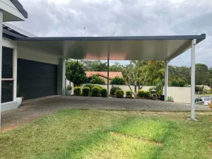 Attached Insulated Patio/Carport Metal Fascia 7 x 2.6m