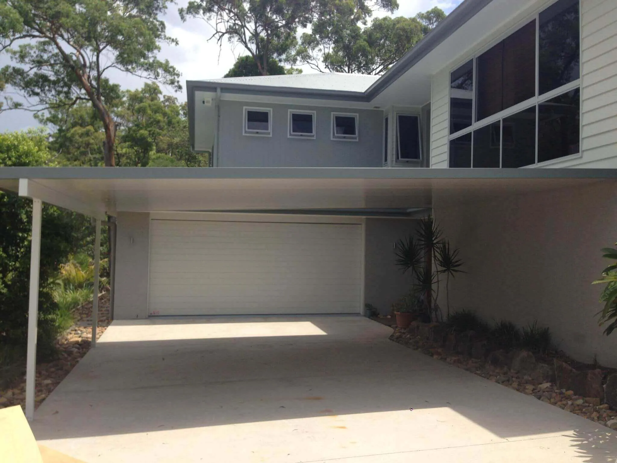 Attached Insulated Patio/Carport Metal Fascia 7 x 2.6m