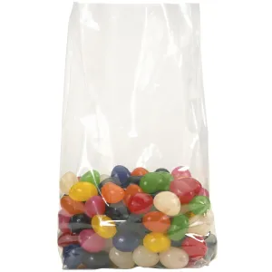 Aviditi 12" x 6" x 24" Gusseted Poly Bags, 2 Mil, Clear Open Top with Expandable Sides for Packaging Parts, Food and Supplies, (Case of 500)