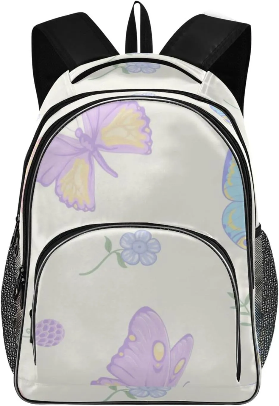 Backpacks 22L Three Layer Arc Book Bag Lightweight for Travel Camping Hiking Rucksack Daypack Kids & Adults Butterfly and Botanical