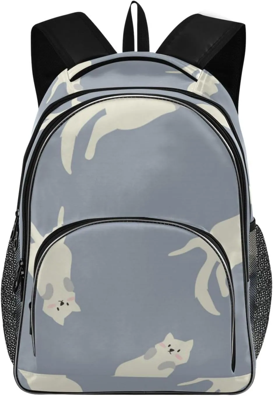 Backpacks 22L Three Layer Arc Book Bag Lightweight for Travel Camping Hiking Rucksack Daypack Kids & Adults Lying Cat
