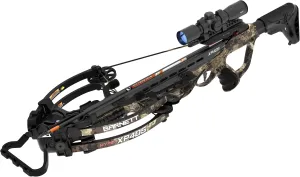 Barnett Archery Hyper XP 405 Crossbow with Two Hyperflite 22" Arrows, Illuminated 4X32mm Scope, and Rope Cocking Device, and Lightweight Side Mount Quiver