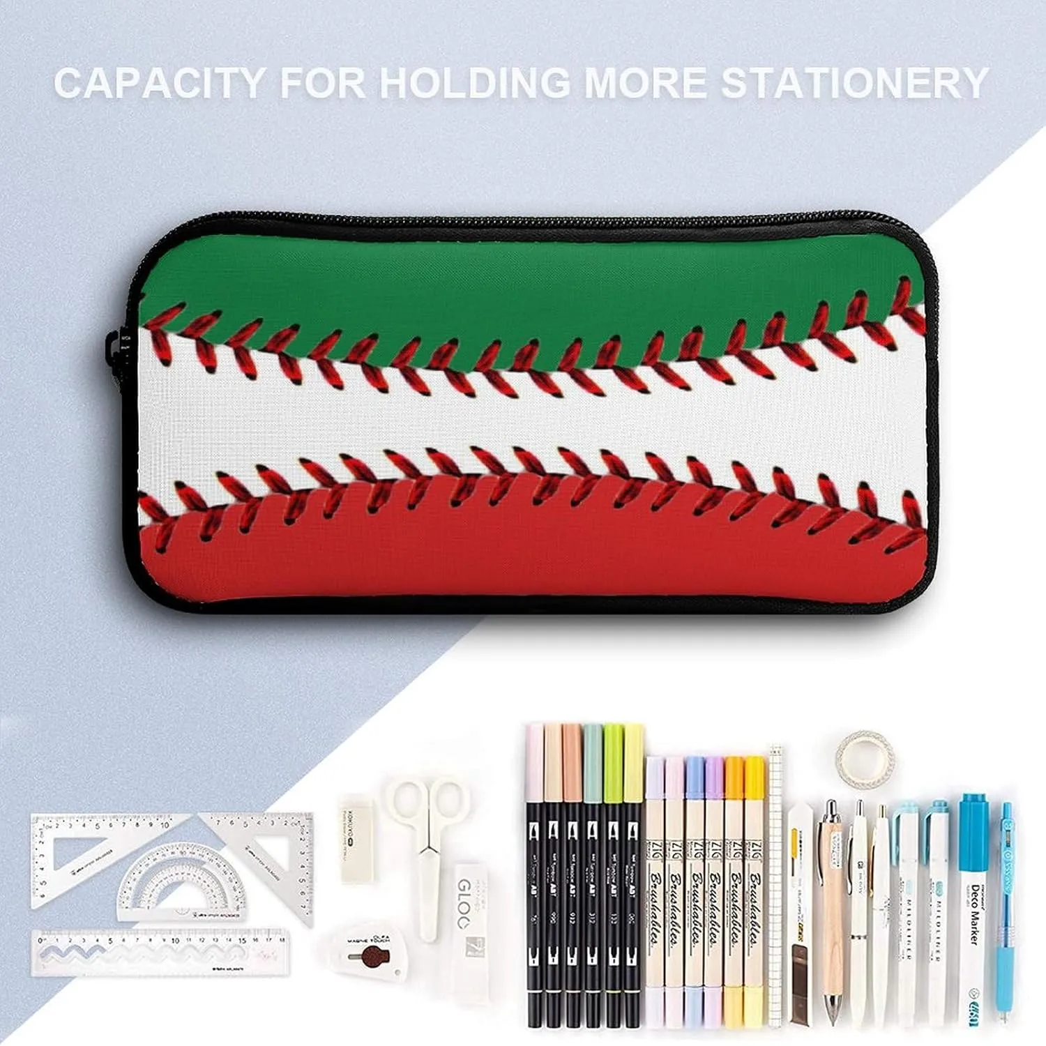 Baseball Backpack Travel Camping with Lunch Box Set for Work Office College Picnic, 3 in 1 Backpacks Matching Combo