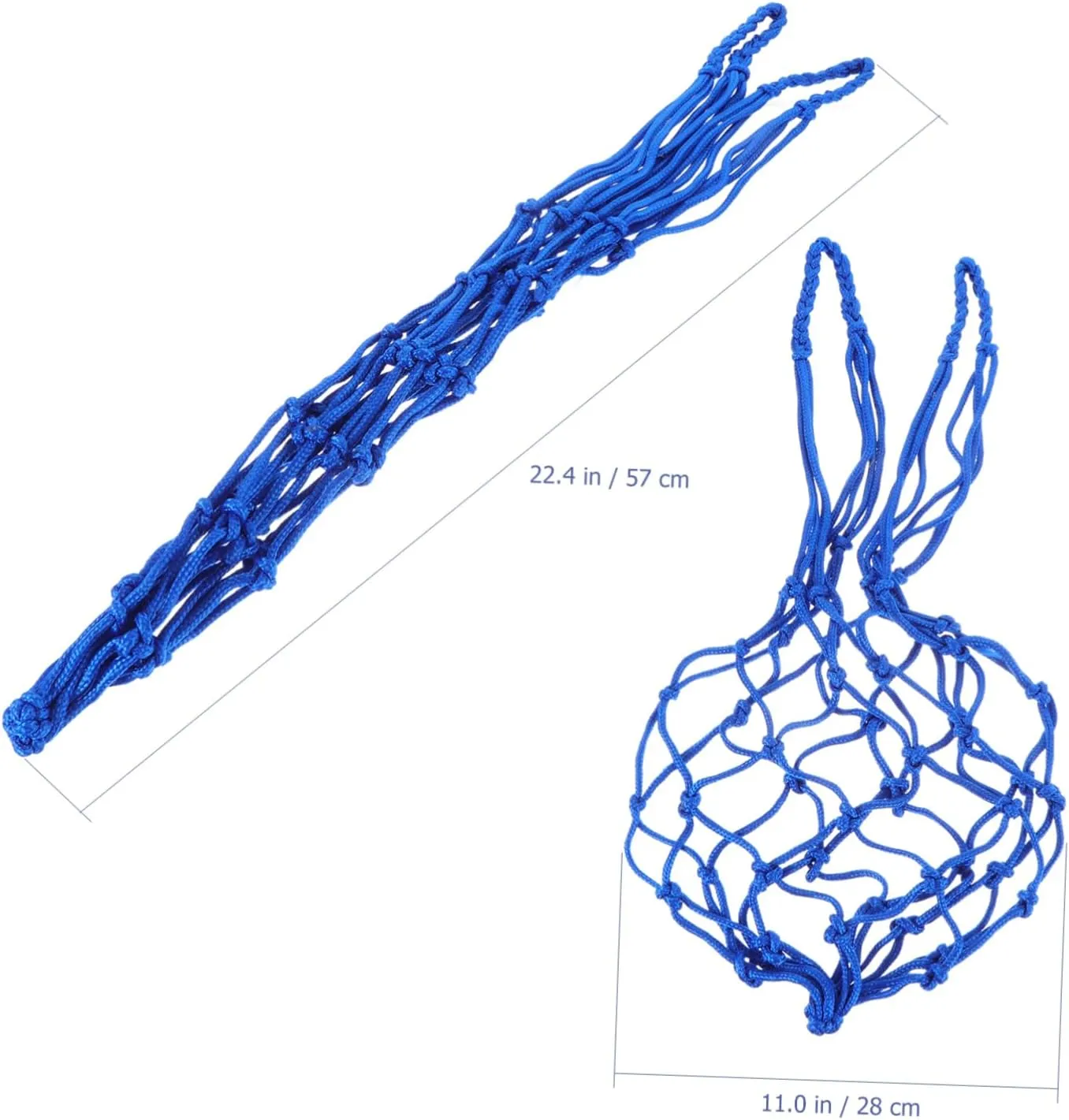 Basketball Storage Bag Soccer Mesh Bag Durable Net Container for Home Outdoor Sports for Full Youth