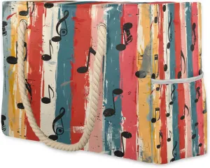 Beach Bags for Women, Large Waterproof Beach Tote Bag for Gym Grocery Travel
