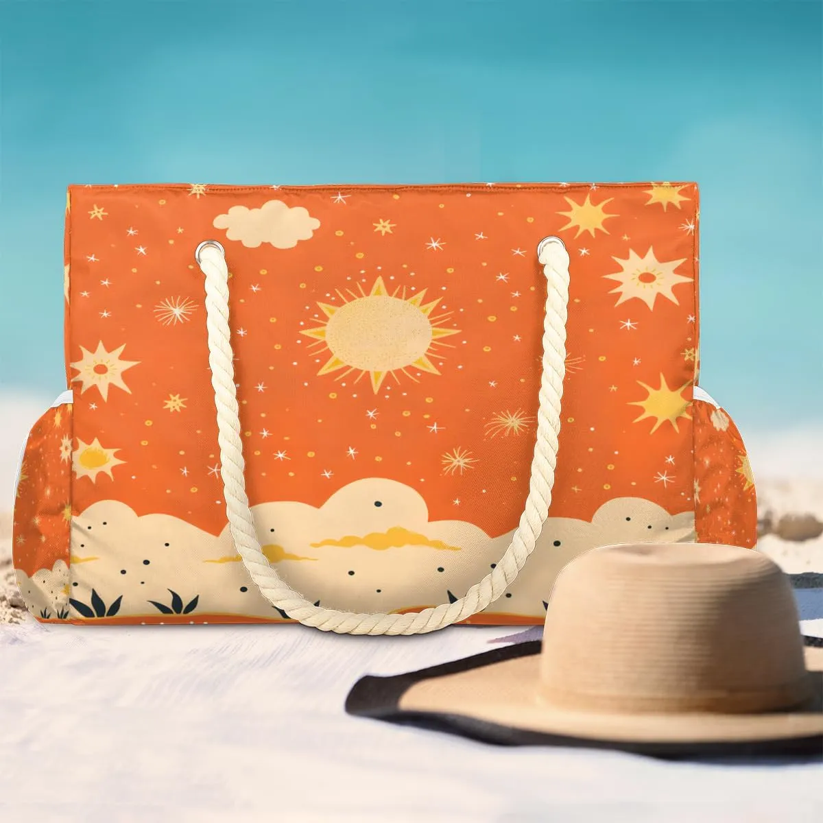 Beach Bags for Women, Large Waterproof Beach Tote Bag for Gym Grocery Travel