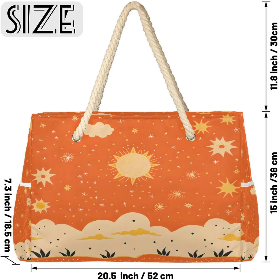 Beach Bags for Women, Large Waterproof Beach Tote Bag for Gym Grocery Travel