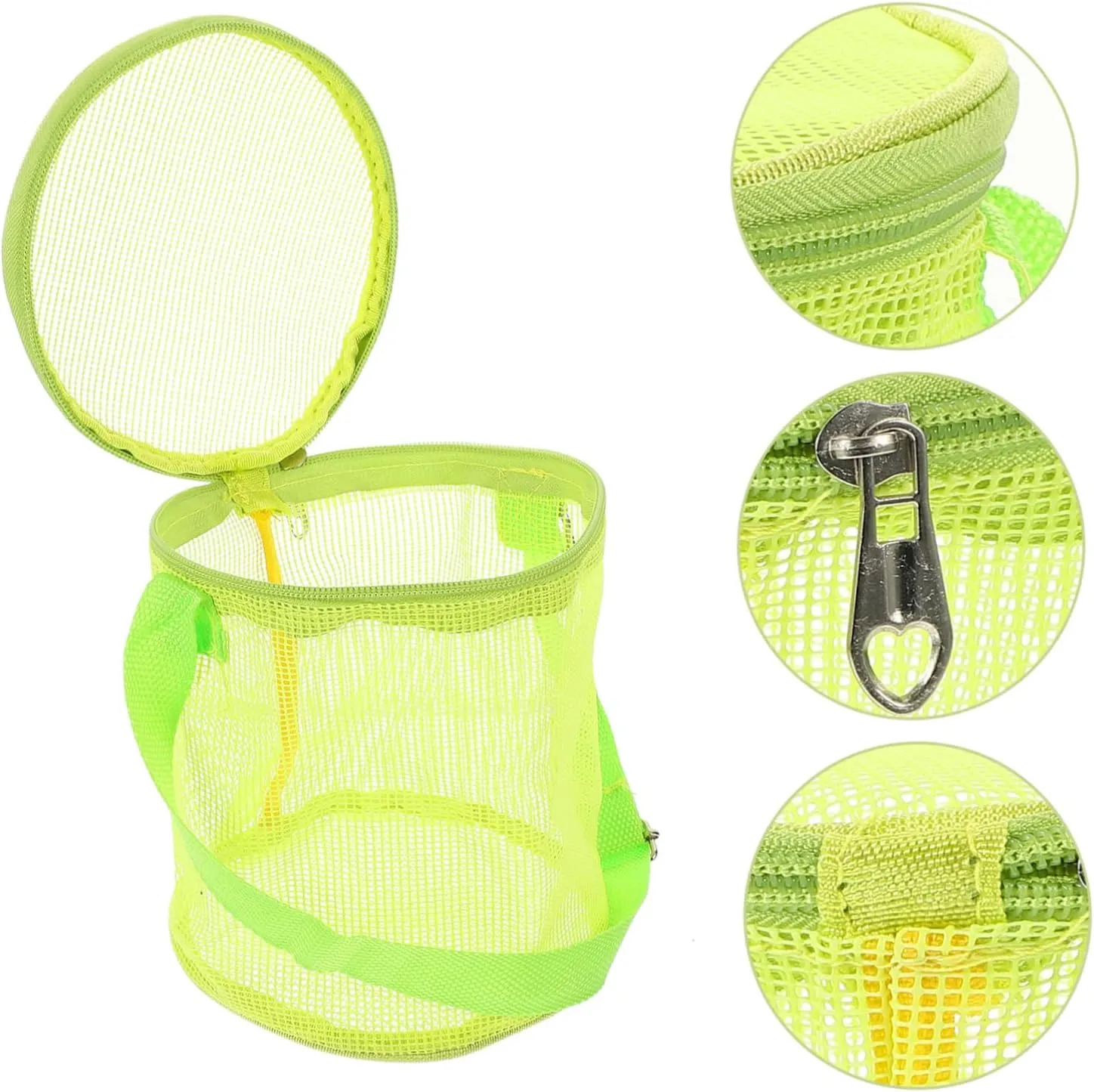 Beach Storage Bag Beach Toys for Kids Beach Tote Bag Bag Organizer for Backpack Mesh Summer Bags Beach Net Bag Beach Toy Tote Beach Toy Bucket Mesh Bucket Sand Toy Bag Green Child