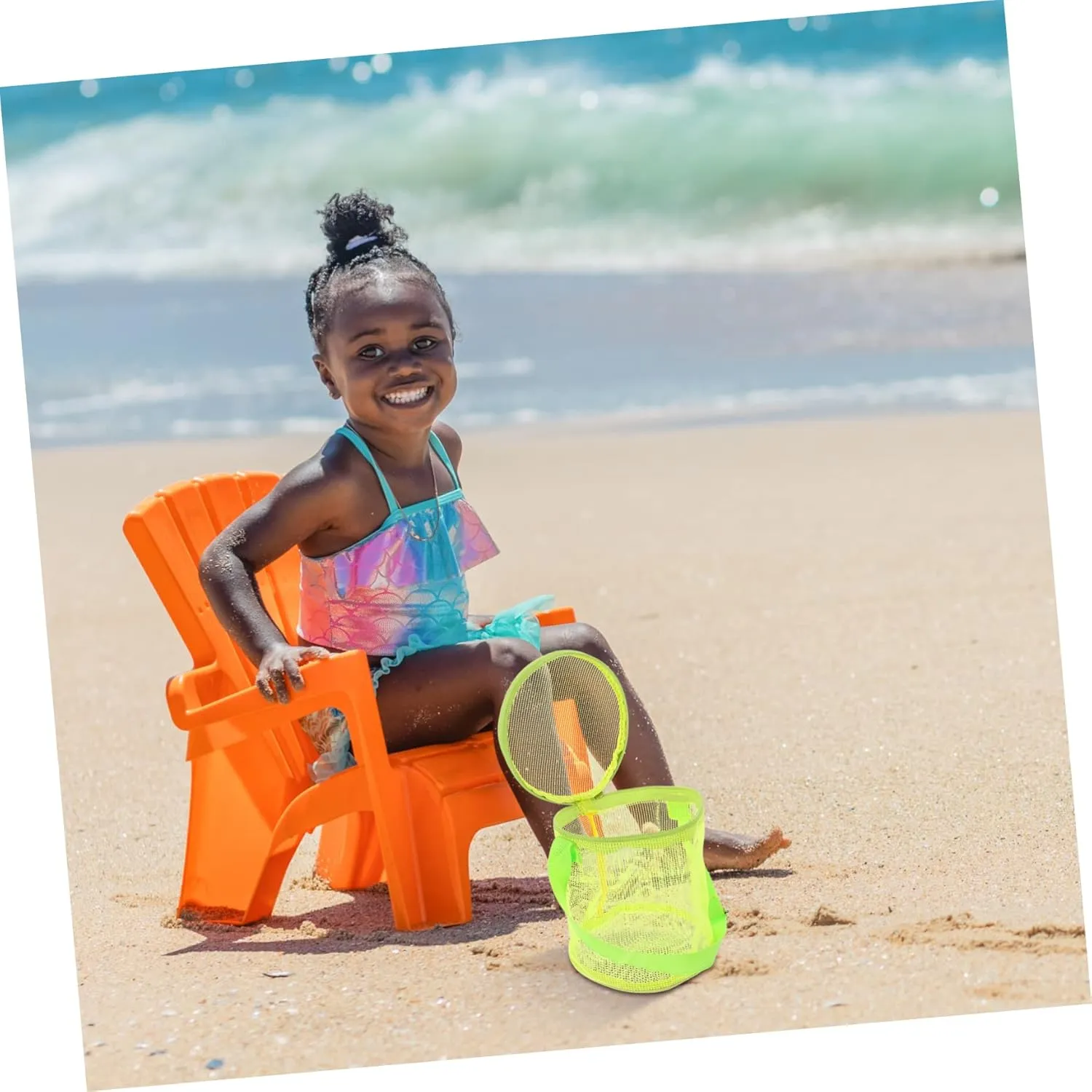 Beach Storage Bag Beach Toys for Kids Beach Tote Bag Bag Organizer for Backpack Mesh Summer Bags Beach Net Bag Beach Toy Tote Beach Toy Bucket Mesh Bucket Sand Toy Bag Green Child