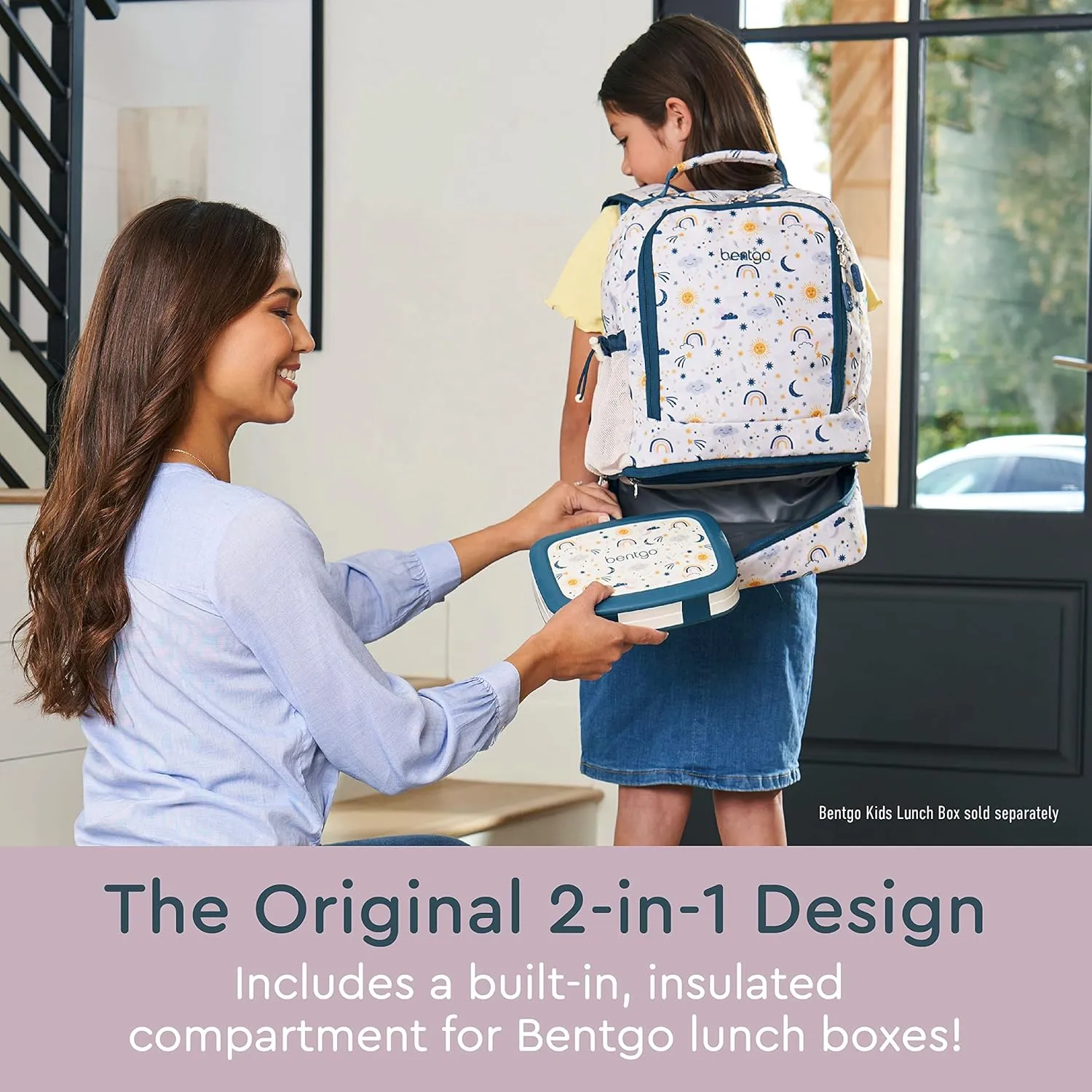 Bentgo Kids Prints 2-in-1 Backpack & Insulated Lunch Bag