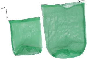 BESPORTBLE 4pcs Portable Fish Collection Mesh Bags Durable Drawstring Fishing Accessories Capacity Net Bags Opening Depth Lightweight Outdoor Fishing Tools