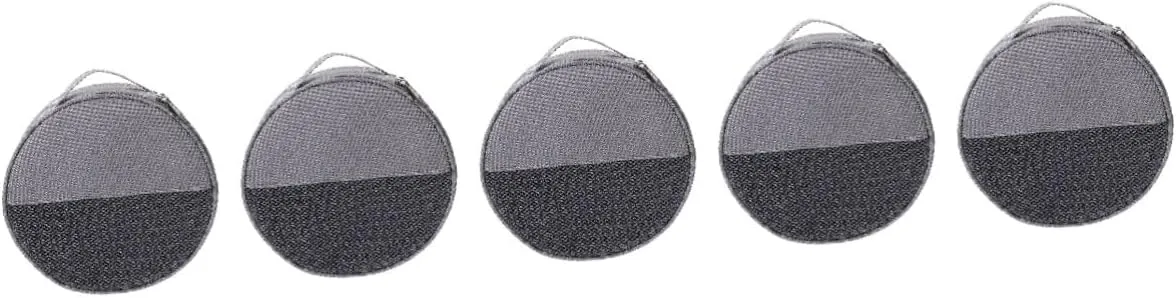BESPORTBLE 5pcs Outdoor Tableware Storage Bag Camping Dish Organizer Zipper Ample Space for Plates Utensils for Picnics Barbecues Convenient Carry Handles