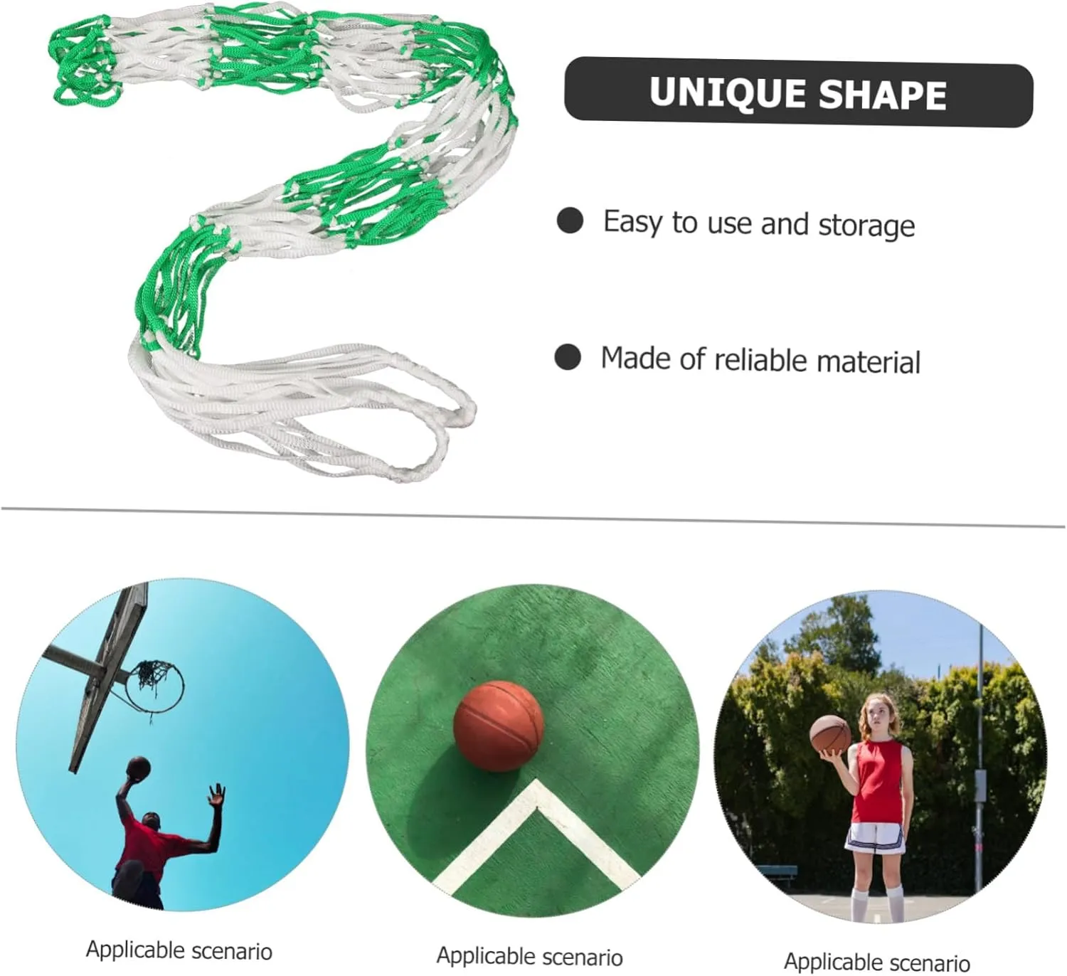 BESPORTBLE Football Storage Bag Basketball Net Duffle Bag Large Basketball Carrier Bags Balls Container Net Bag
