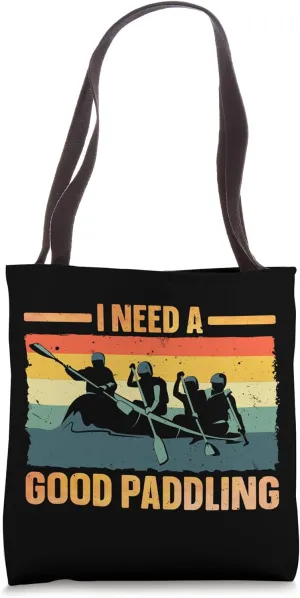 Best Rafting Design For Men Women White Water River Rafting Tote Bag
