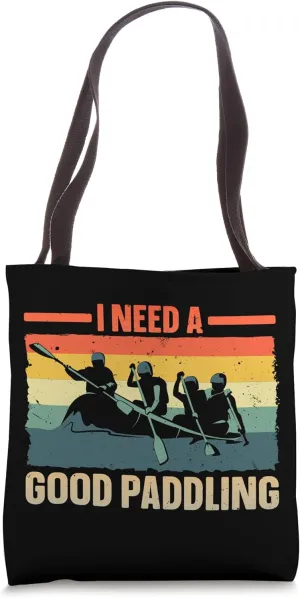 Best Rafting Design For Men Women White Water River Rafting Tote Bag